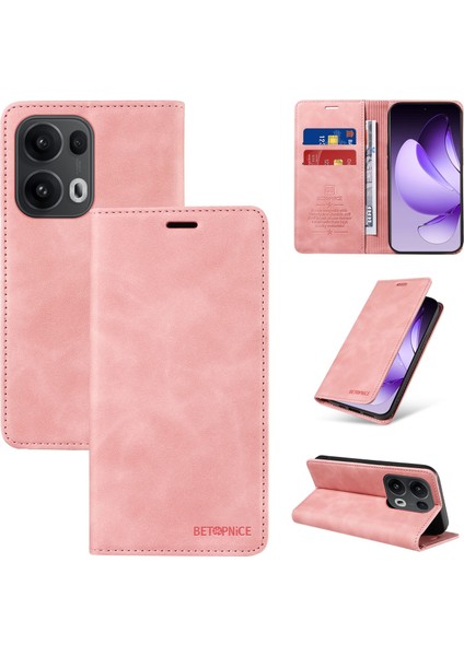 Compatible With Oppo Reno 13 Pro 5g Wallet Leather-Rfıd Blocking Card Holders-Shockproof Tpu Flip Cover (Yurt Dışından)