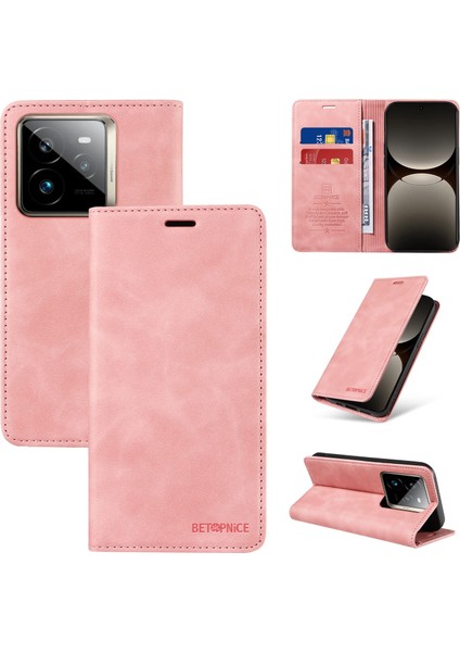 Compatible With Realme Gt 7 Pro 5g Wallet Leather-Rfıd Blocking Card Holders-Shockproof Tpu Flip Cover (Yurt Dışından)
