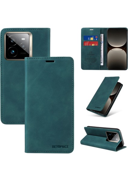 Compatible With Realme Gt 7 Pro 5g Wallet Leather-Rfıd Blocking Card Holders-Shockproof Tpu Flip Cover (Yurt Dışından)