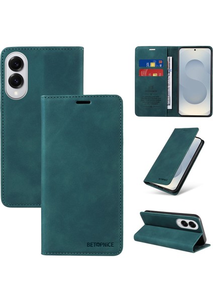 Compatible With Samsung Galaxy S25 Edge Wallet Leather-Rfıd Blocking Card Holders-Shockproof Tpu Flip Cover (Yurt Dışından)