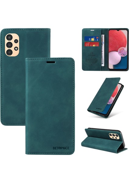 Compatible With Samsung Galaxy A04 4g Wallet Leather-Rfıd Blocking Card Holders-Shockproof Tpu Flip Cover (Yurt Dışından)