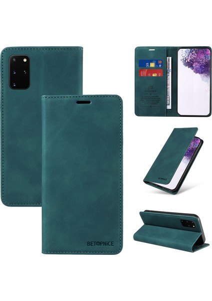 Compatible With Samsung Galaxy S20 Plus Wallet Leather-Rfıd Blocking Card Holders-Shockproof Tpu Flip Cover (Yurt Dışından)