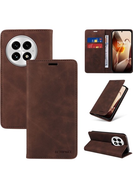 Compatible With Oneplus 13 Wallet Leather-Rfıd Blocking Card Holders-Shockproof Tpu Flip Cover (Yurt Dışından)