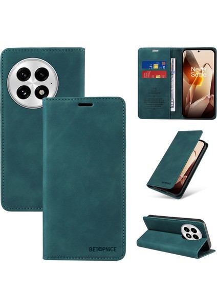 Compatible With Oneplus 13 Wallet Leather-Rfıd Blocking Card Holders-Shockproof Tpu Flip Cover (Yurt Dışından)