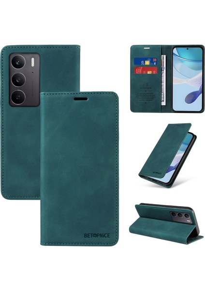 Compatible With Realme C75 4g Wallet Leather-Rfıd Blocking Card Holders-Shockproof Tpu Flip Cover (Yurt Dışından)