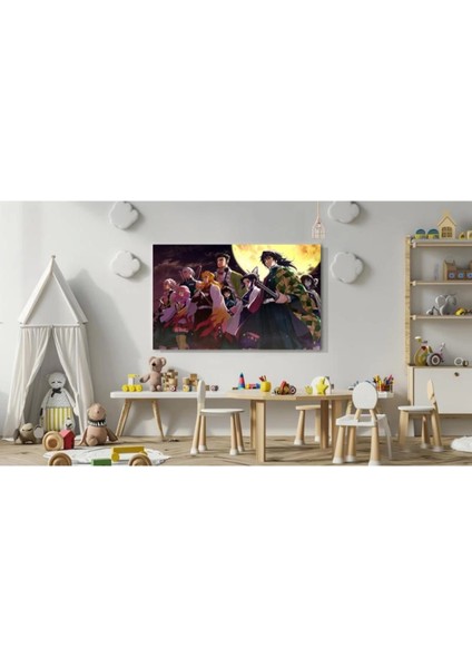 Marsilyan- Dekoratif Baskı Anime Kanvas Tablıo 285