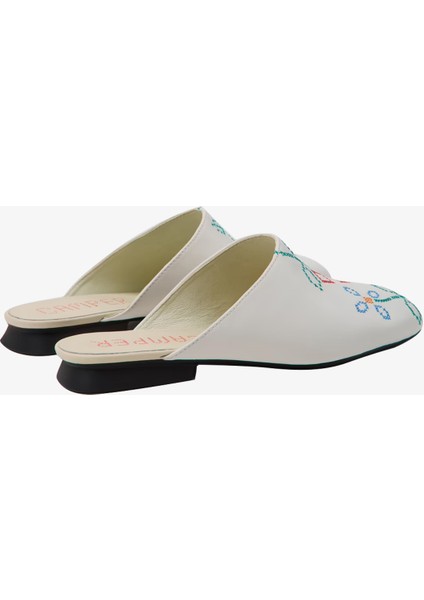 Tws Kadın Beyaz Günlük Terlik K201750-002 fiyatları