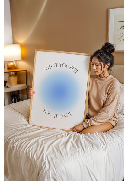 Aura Serisi Ahşap Çerçeveli Poster, Tablo NO:150 modelleri