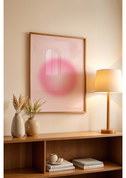 Aura Serisi Ahşap Çerçeveli Poster, Tablo NO:112