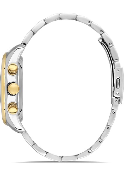 Davıd Guner Sarı Beyaz Kaplamalı Mavi Kadranlı Erkek Kol Saati DG-8700GA-D3 fiyatları