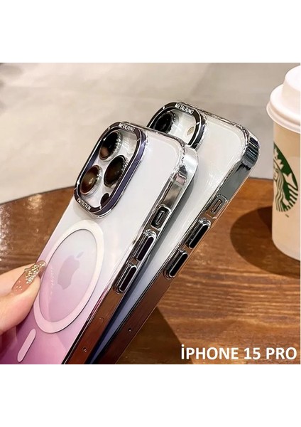 Iphone 15 Pro Pixel Sert Magsafe Uyumlu Telefon Kılıfı modelleri