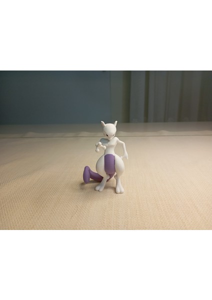 STARLAB3DSTUDIOS Pokemon Mewtwo Karakter Figür Oyuncak(8 Cm)