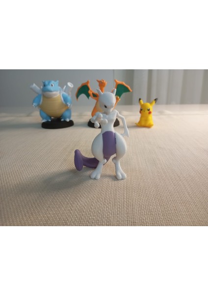 STARLAB3DSTUDIOS Pokemon Mewtwo Karakter Figür Oyuncak(8 Cm)