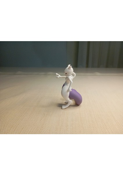 STARLAB3DSTUDIOS Pokemon Mewtwo Karakter Figür Oyuncak(8 Cm)
