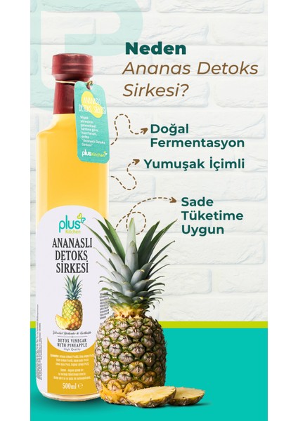 Ananaslı Detoks Sirkesi