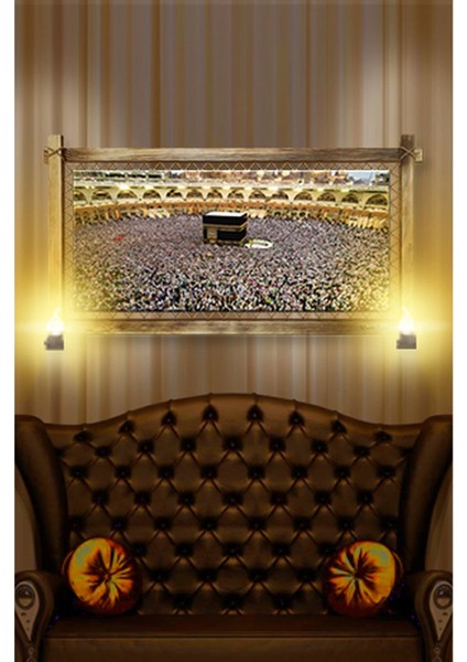 - Rustik Işıklı Kabe Kanvas Rustik Tablo K fiyatları