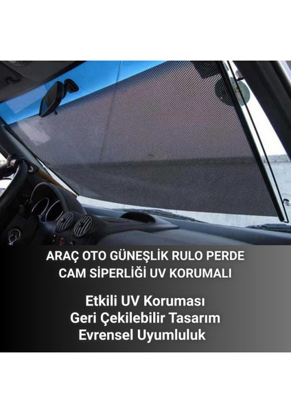 Otomatik Mekanızmalı 68X125CM Araç Ön Cam Güneşlik Araç Karavan Ofis Güneşlik Perdesi Geri Çekilebilir Oto Ön Cam Güneşlik Branda fiyatları