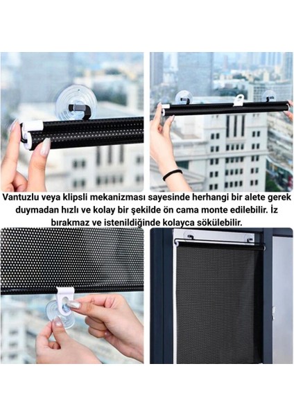 Otomatik Mekanızmalı 68X125CM Araç Ön Cam Güneşlik Araç Karavan Ofis Güneşlik Perdesi Geri Çekilebilir Oto Ön Cam Güneşlik Branda modelleri
