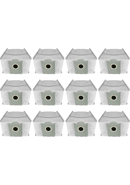 Ecovacs Deebot T50 Pro Robot Süpürge Parçaları Toz Torbası Toz Kutusu Çöp Torbası Vakum Torbası Aksesuarları 12 Adet (Yurt Dışından)