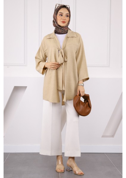 Vizon Ön Bağlamalı Kimono modelleri