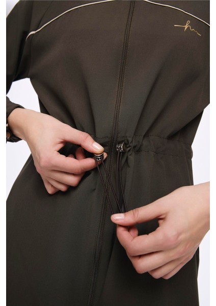 Krem Biyeli Haki 6 Parça Tam Tesettür Mayo Takımı 5013 indirimleri