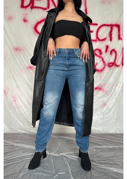 Mavi Lazer Kesim Jeans Pantolon