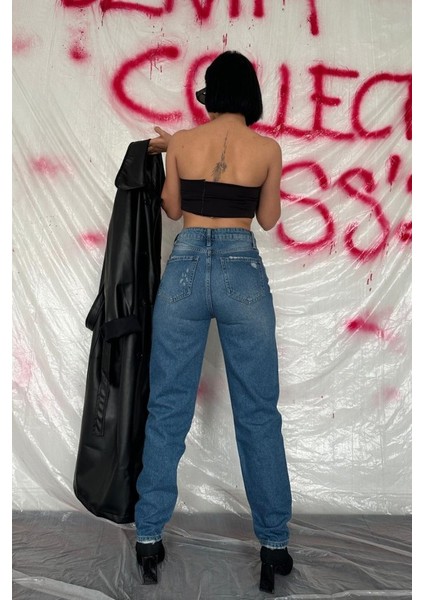 Mavi Lazer Kesim Jeans Pantolon