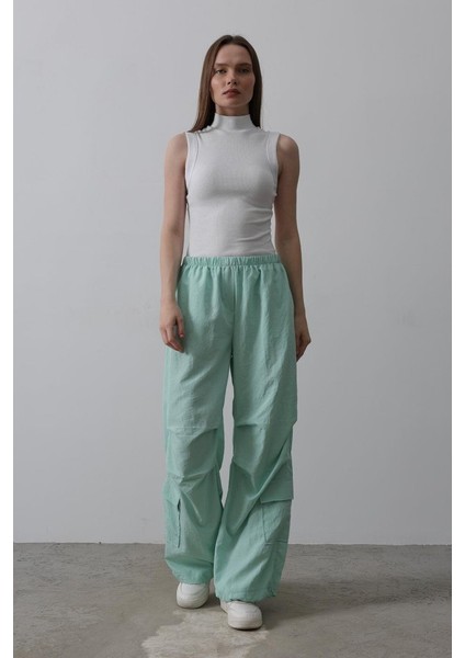 Paraşüt Cargo Pantolon - Mint