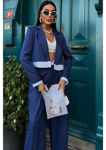 Audrey Crop Ceket Takım 10106