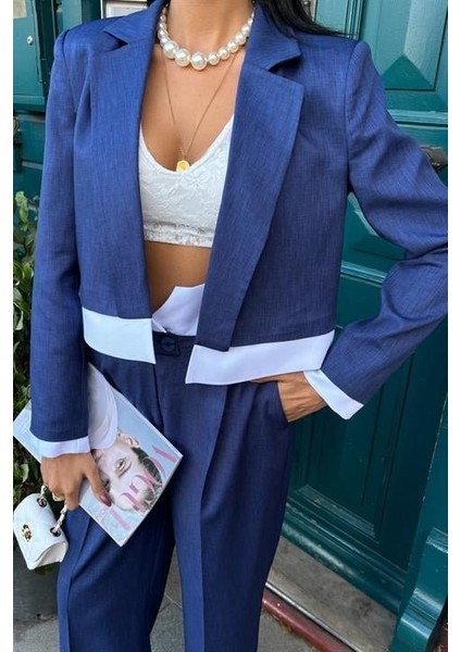 Audrey Crop Ceket Takım 10106