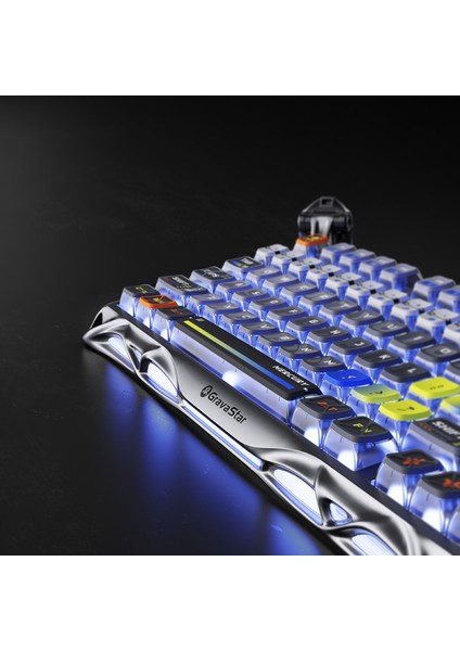 Mercury K1 Pro Rgb Kablosuz Mekanik Gaming Klavye, Alüminyum Çerçeveli, Ingilizce Q, Uzay Gri fırsatları