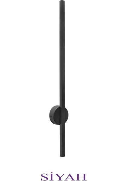 1 Adet Pilli Aplik Kılıç Şeklinde 70CM Dekoratif Modern Aplik - Pilli Alüminyum Kasa Duvar Aplik