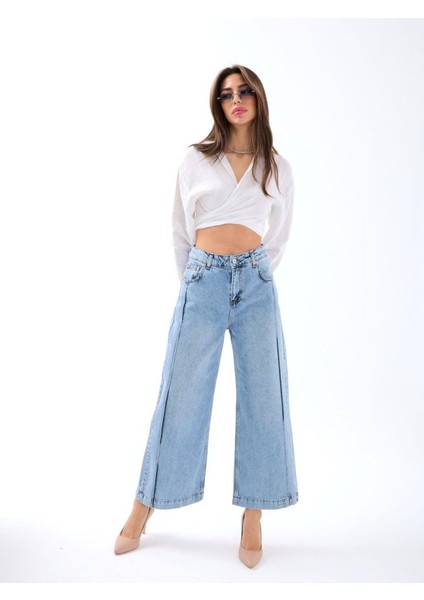 7356 Kot Pantolon-Mavi