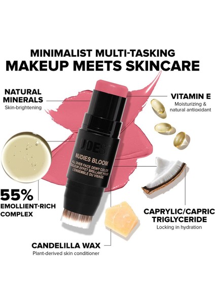 Nudies Bloom Allık Stick Sweet Peach Peony 7 gr fırsatları