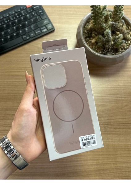 iPhone 14 Pro Max Animasyonlu Stylus Silikon Kılıf