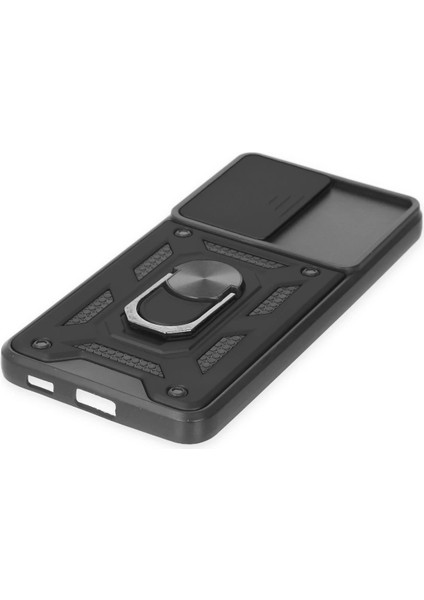 Samsung Galaxy S21 Fe Kılıf Pars Lens Yüzüklü Silikon - Siyah Ferrg indirimleri