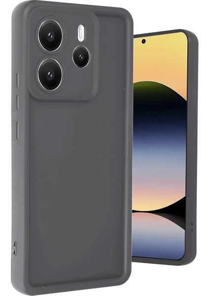 Xiaomi Redmi Note 14 4g Kılıf Viera Silikon - Gri Ferrg