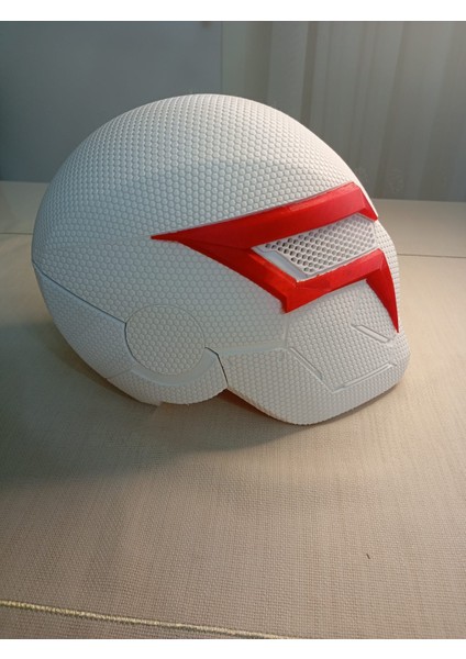STARLAB3DSTUDIOS Beyaz Örümcek Adam Maskesi