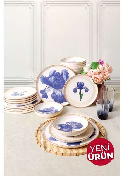Brush & Bloom Yemek Takımı 18 Parça 6 Kişilik 22957-58