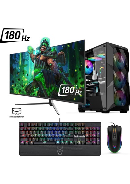 Banette x İ3-10100F 16GB 512GB M.2 Nvme GTX1660S 6gb 24" Oyuncu Masaüstü Bilgisayarı