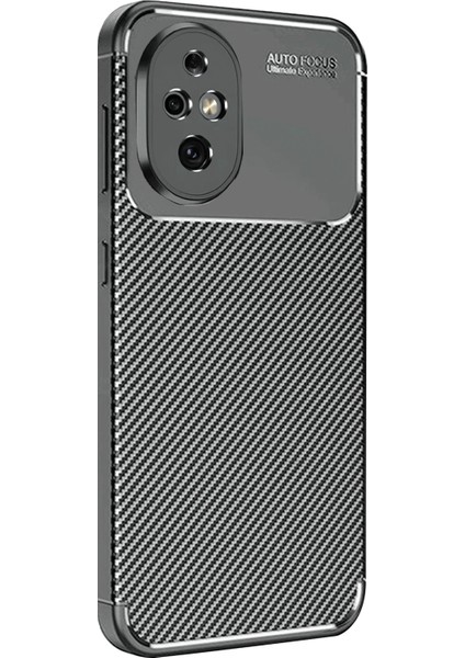 Honor 200 Kılıf Auto Focus Karbon Kapak - Siyah Ferrg