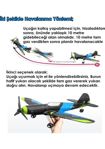 Epp Sünger Gövde Rc Uçak 2.4ghz Çift Motorlu Rc Uçak Drone Uzaktan Kumandalı Glider Uçak Drone