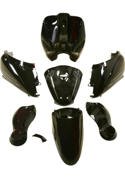 E-Bike Today Kaporta Seti Siyah Komple
