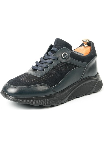 Petit Model Hakiki Deri Erkek Lacivert Sneaker