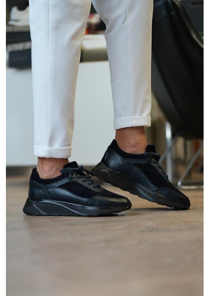 Petit Model Hakiki Deri Erkek Lacivert Sneaker