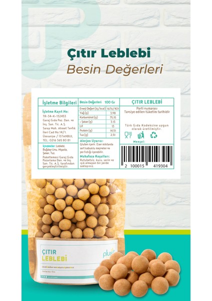 Çıtır Leblebi 150 Gr fiyatları
