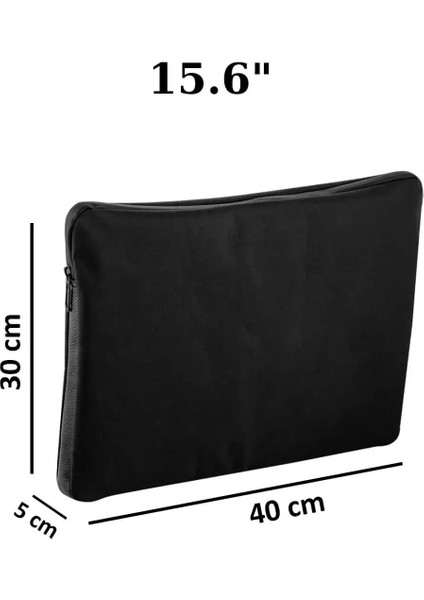 MacBook Air/pro 15.6 İnç Uyumlu Darbeye Karşı Korumalı Laptop Çantası - Suya Dayanıklı Tasarım Siyah