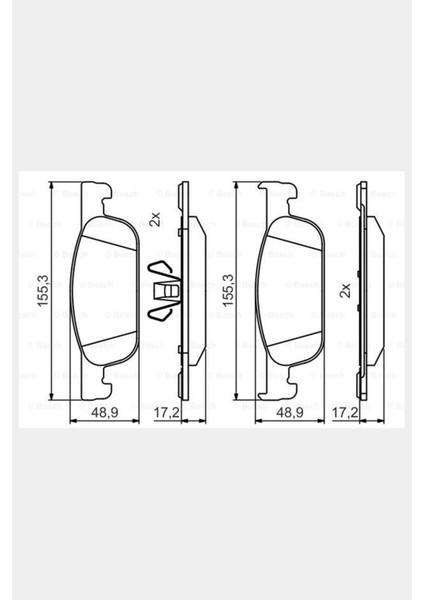 0986424021 Ön Fren Balata Takımı Clio 4 - Logan - Sandero (14-) Büyük Tip fiyatları