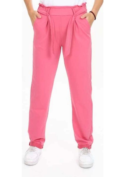 Pile Kaşeli Kız Pantolon