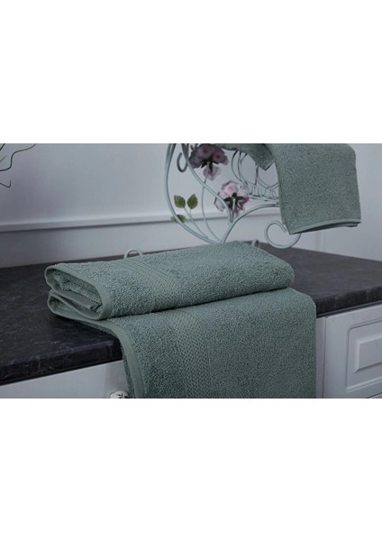 2 Adet Banyo Havlusu 2 Adet El Havlusu Büyük Boy (100*150 / 50*90) Pamuk